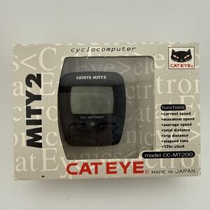Cateye Mity 2 CC-MT200 Cycling Bike Computer Super Low Mileage Made in Japan Box